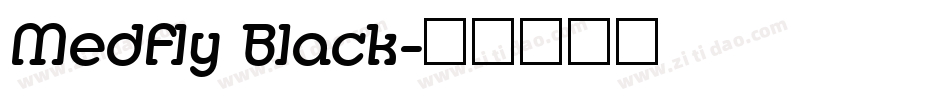 Medfly Black字体转换
